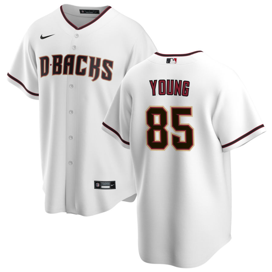 Nike Men #85 Andy Young Arizona Diamondbacks Baseball Jerseys Sale-White